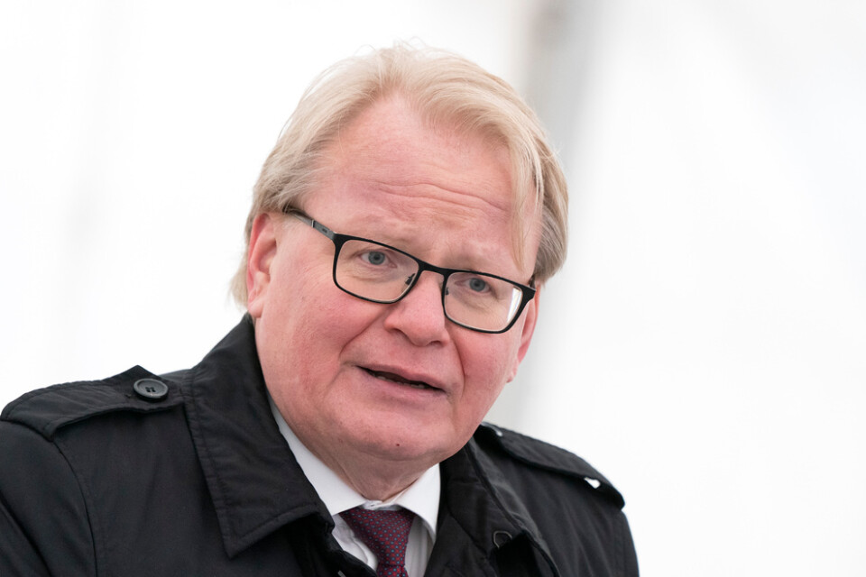 Försvarsminister Peter Hultqvist deltar vid nyinvigningen i Sollefteå. Arkivbild.