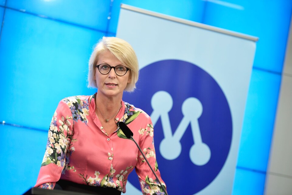 Moderaternas eknomisk-politiske talesperson, Elisabeth Svantesson.