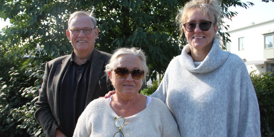 Från vänster: Per Einarsson, Maria Eklund och Ann-Marie Précenth från Ölandspartiets partistyre.
