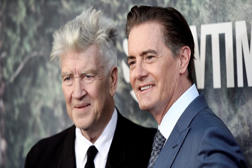 David Lynch och Kyle MacLachlan på premiären av Twin Peaks: The Return i Los Angeles.Foto: TT