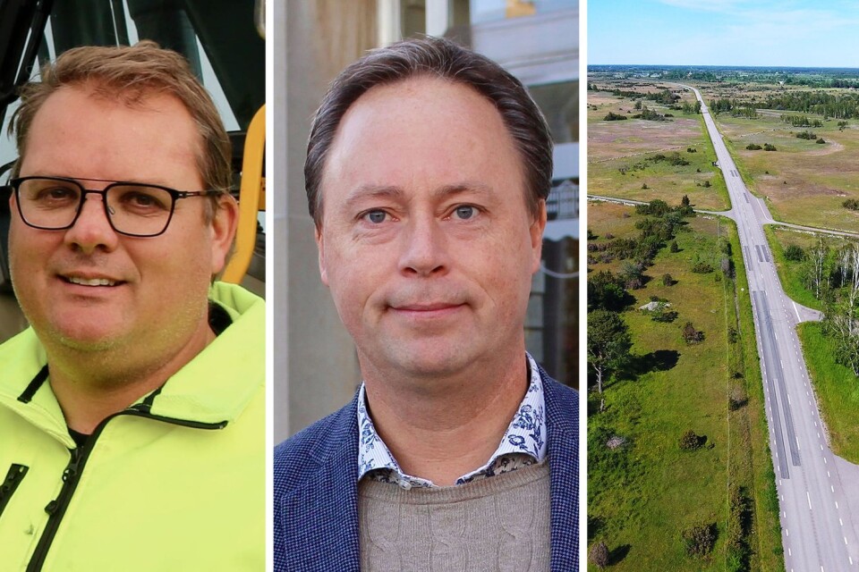 Stefan Molander är delägare i växande Ölands Grävtjänst, och näringslivschefen Kristian Sjövall. Två krafter i det öländska näringslivet som ser ljust på framtiden.