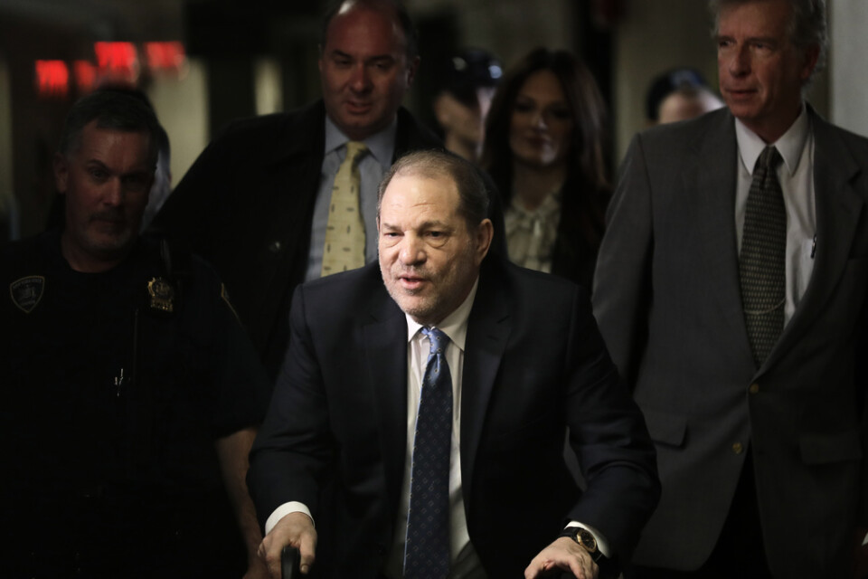 Harvey Weinstein har lämnat sjukhuset på Manhattan och förts till fängelset Rikers Island. Arkivbild.