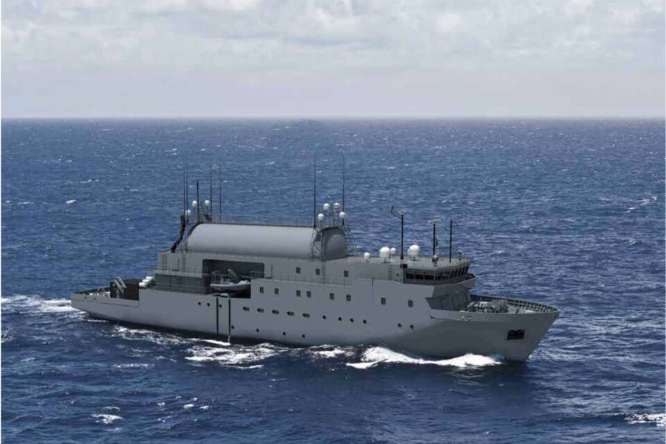 Ersättaren till signalspaningsfartyget HMS Orion presenteras nu i FRA:s årsrapport.