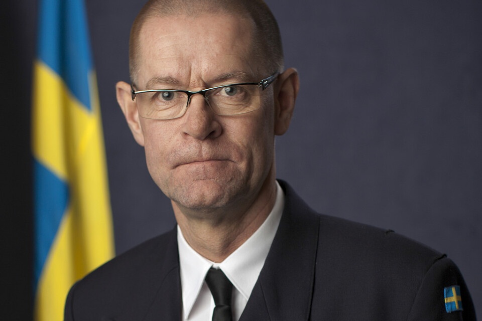 Lars-Olof Corneliusson, generalmajor i Sveriges delegation vid DMZ, gläds över att dialogen vid gränsen hålls i gång. Arkivbild.