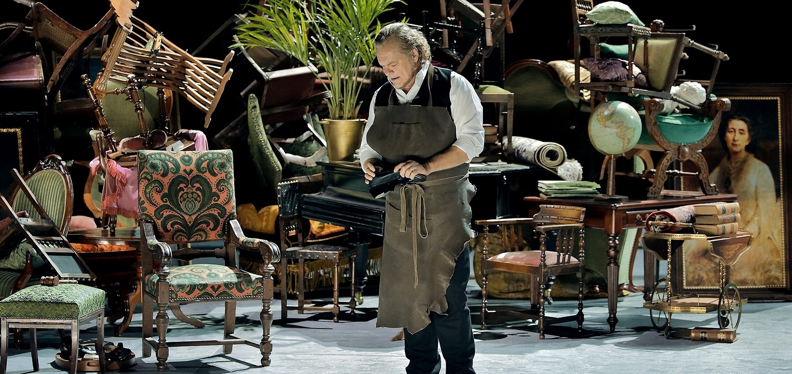 Michael Volle som Hans Sachs – en av operalitteraturens mest sympatiska figurer.Foto: Enrico Nawrath