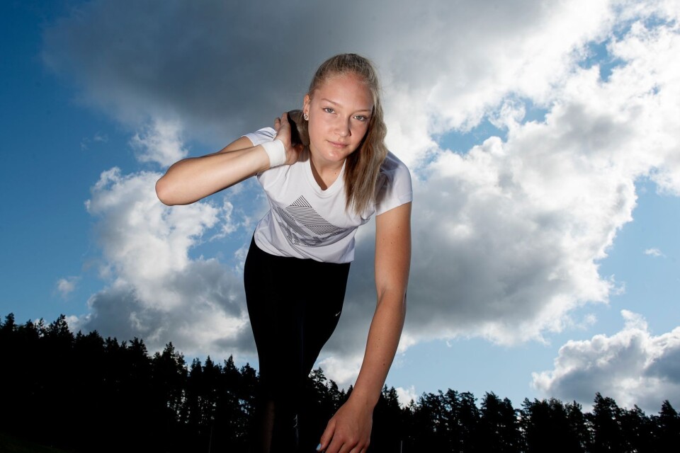 Jonna Lundgren hoppas kunna göra ännu bättre resultat nu när hon fokuserar på kastgrenarna.