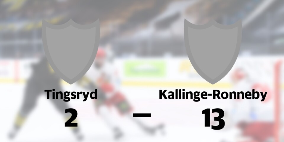 Storseger för Kallinge-Ronneby borta mot Tingsryd
