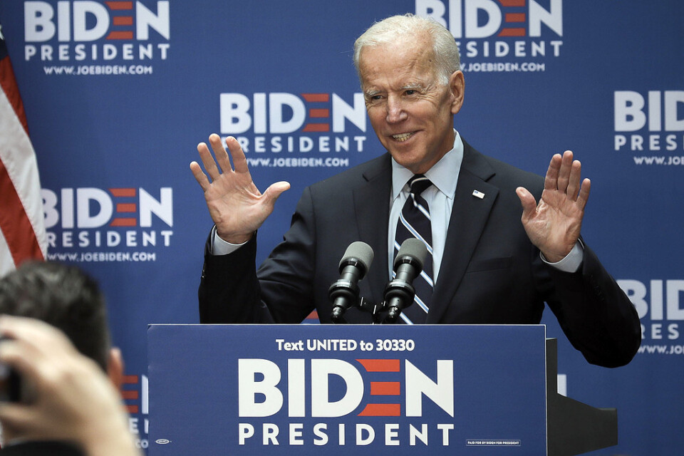 Joe Biden utlovar en utrikespolitik som inte bygger på "Twitter-utbrott".