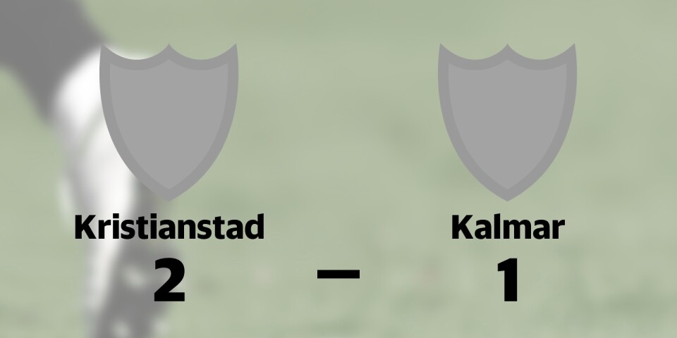 Kristianstad slog Kalmar hemma