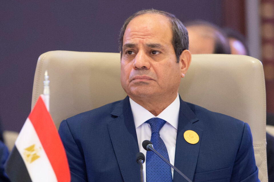 Egyptens president, general Abd el-Fattah al-Sisi. Arkivbild.