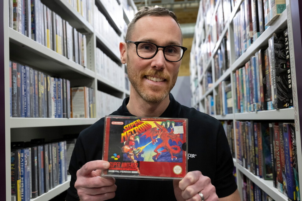 David Boström leder arbetet med att samla in all världens spel till Embracer Games Archive. Personligen är han svag för Super Nintendo-spelet "Super Metroid".