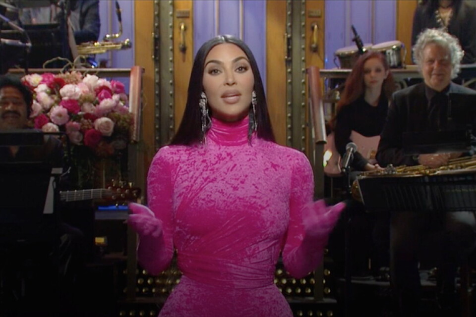 Kim Kardashian var lördagens värdinna för humorprogrammet Saturday night live.