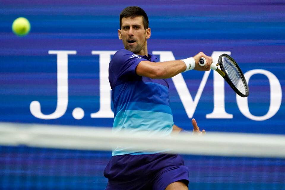 Det blev inte någon rekordvinst för Novak Djokovic i US Open.