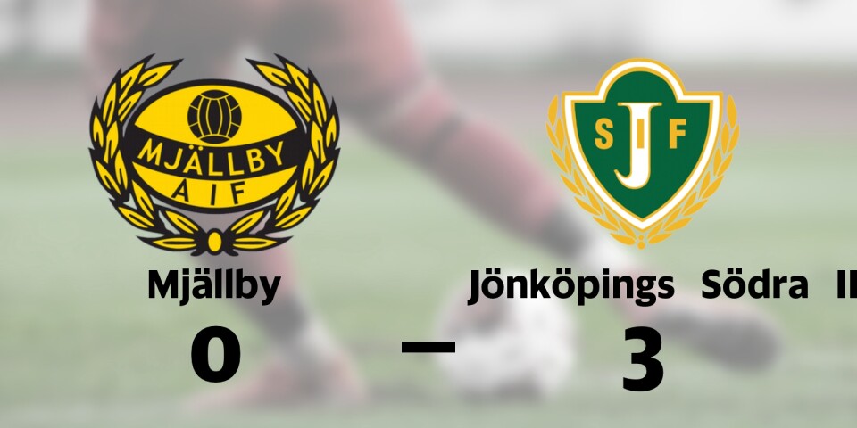 Mjällby förlorade hemma mot Jönköpings Södra IF