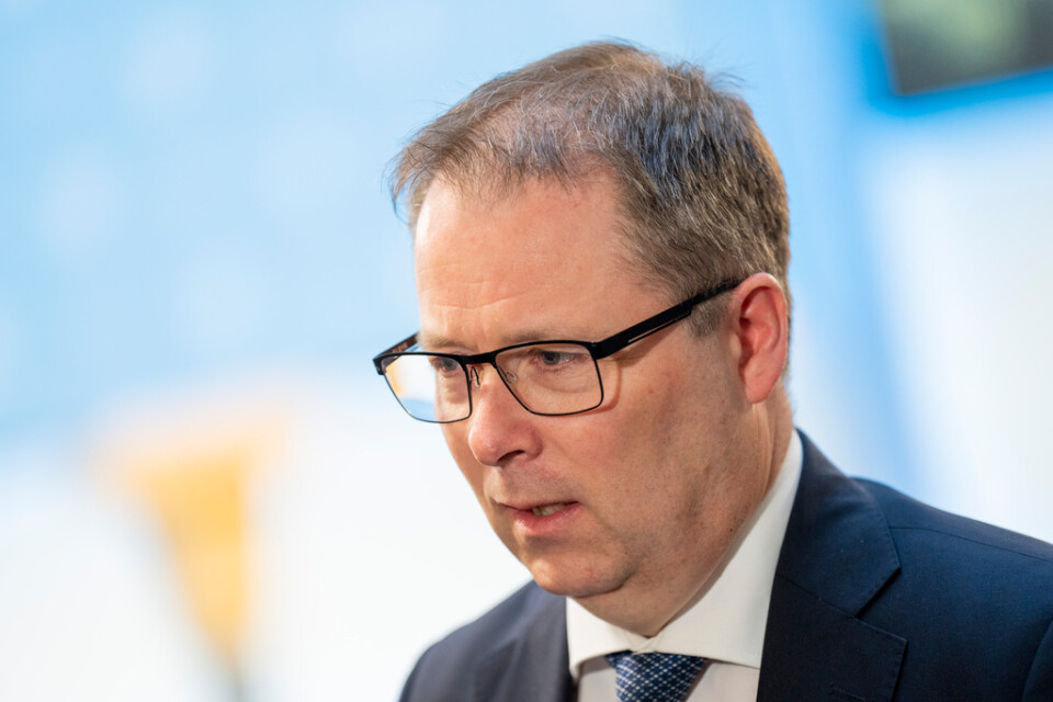 Norges försvarsminister Bjørn Arild Gram. Arkivbild.