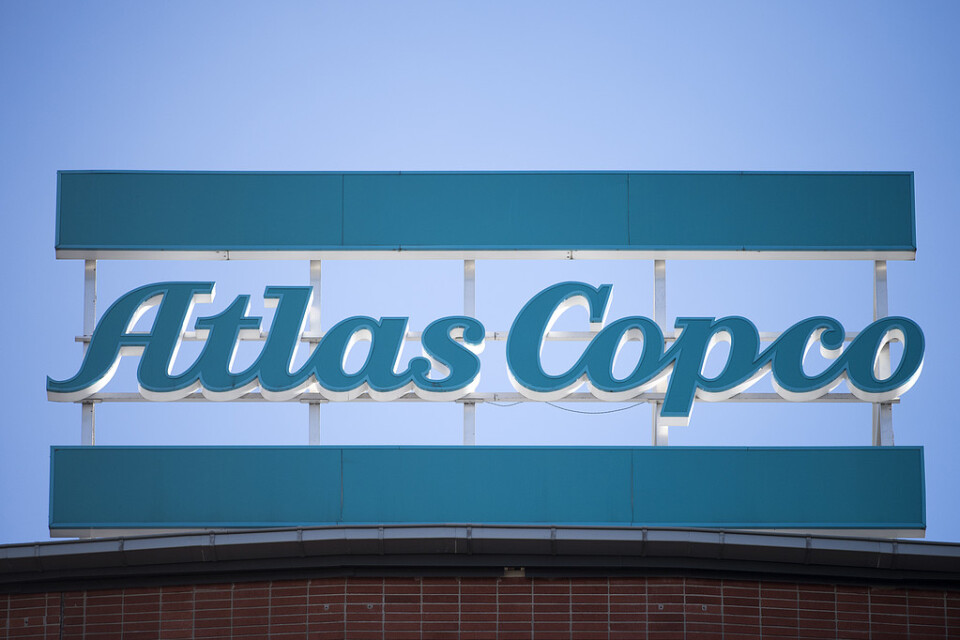 Atlas Copco, industriföretag inriktat på bland annat gruvindustri, kompressorteknik och byggteknik. Arkivbild.