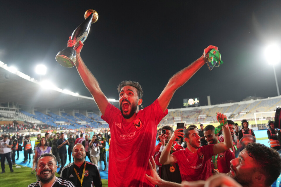 Egyptiska al-Ahly firar segern i afrikanska Champions League. Arkivbild.