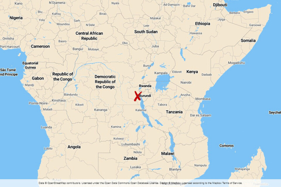 Massmordet ägde rum i krigsdrabbade östra Kongo-Kinshasa, nära gränsen till Burundi.