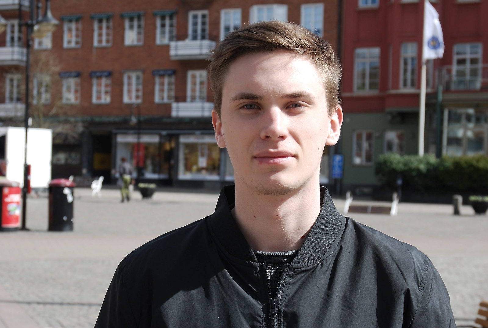 Johannes Larsson, 18, Vinslöv: - Jag blev orolig för hur många som drabbats. Om det var två eller hundra personer.