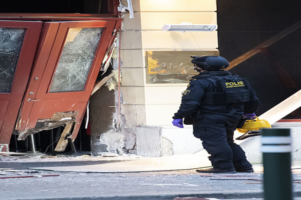 Natten till tisdag skedde en kraftig explosion vid en nattklubb på Adelgatan i Malmö. Två män har nu häktats misstänkta för allmänfarlig ödeläggelse. Arkivbild.