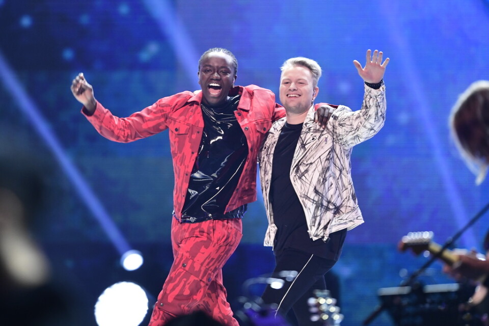 Tusse Chiza och Freddie Liljegren tävlade mot varandra om topplaceringen i "Idol".