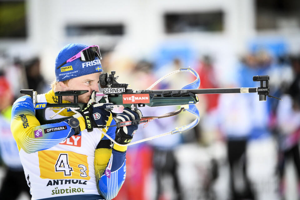 Sverige – här med Jesper Nelin – slutade elva i mixedstafetten.