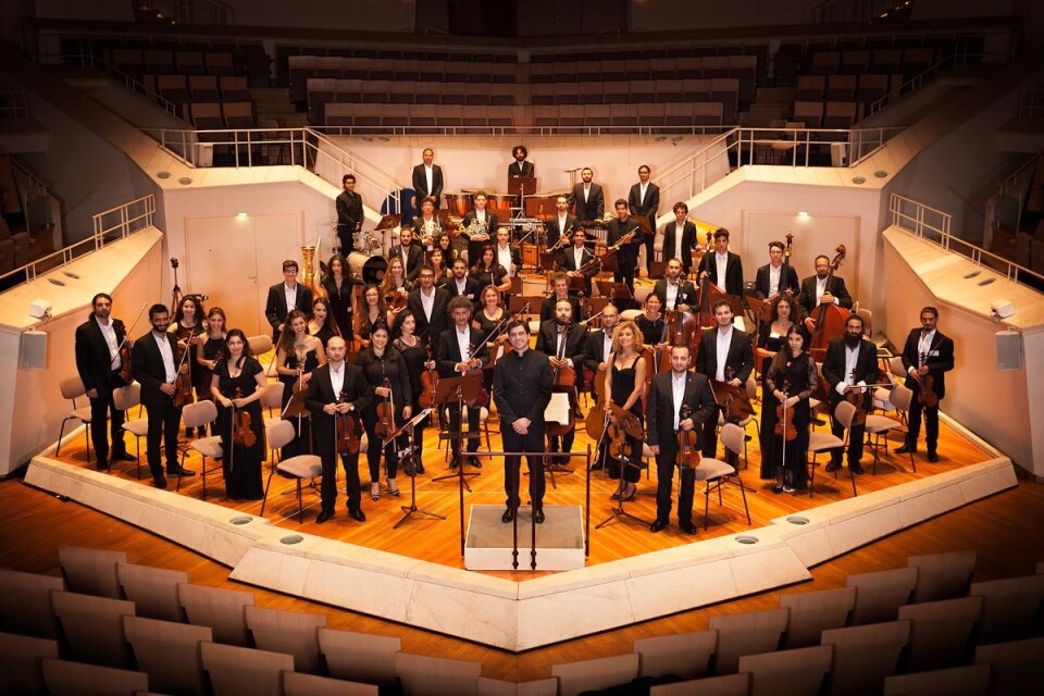 Syrian Expat Philharmonic Orchestra består av exilmusiker från Syrien. Foto: Maik Reichert
