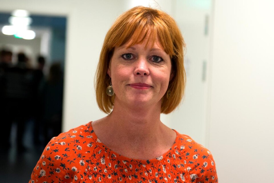 Helene Björklund, distriktsordförande för S i Blekinge.