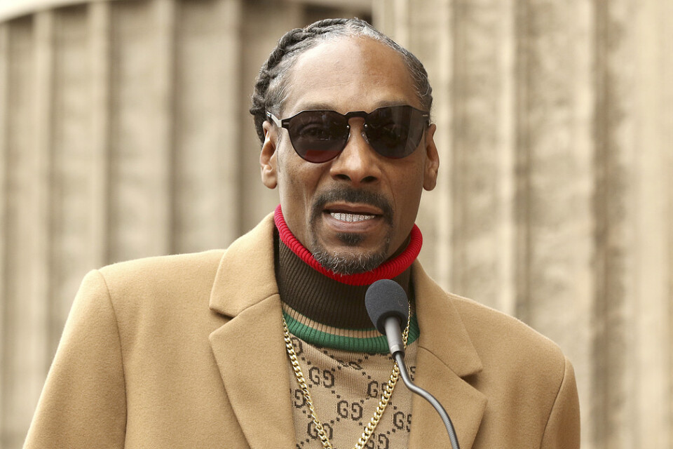 Snoop Dogg, som egentligen heter Calvin Broadus, investerar i Klarna. Arkivbild.
