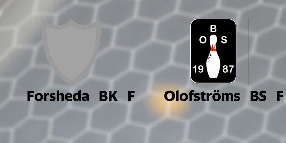 Äntligen match igen när Forsheda BK F möter Olofströms BS F