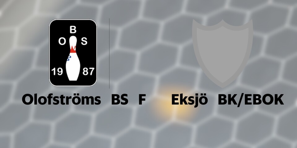 Olofströms BS F tar emot Eksjö BK/EBOK
