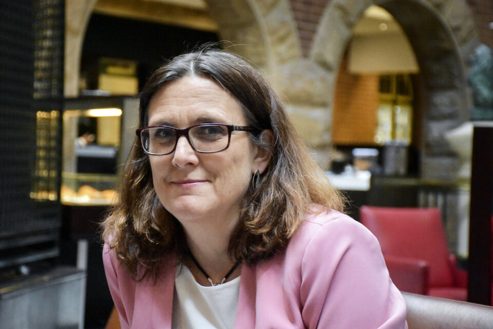 Sveriges tidigare EU-kommissionär Cecilia Malmström. Arkivbild.