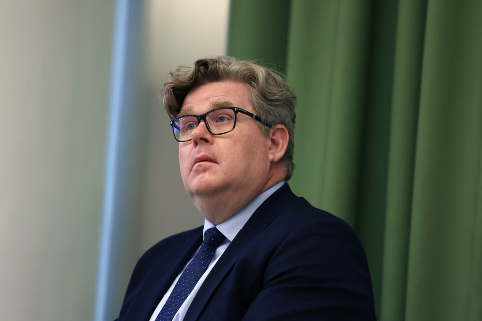 Justitieminister Gunnar Strömmer (M) är en av dem som skrivit under debattartikeln. Arkivbild.