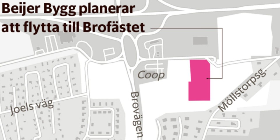 Här är kommunens prislapp på ”Beijer-tomten” vid Brofästet