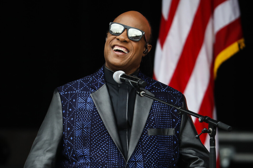 Stevie Wonder prisas för sitt engagemang för marginaliserade grupper. Arkivbild.