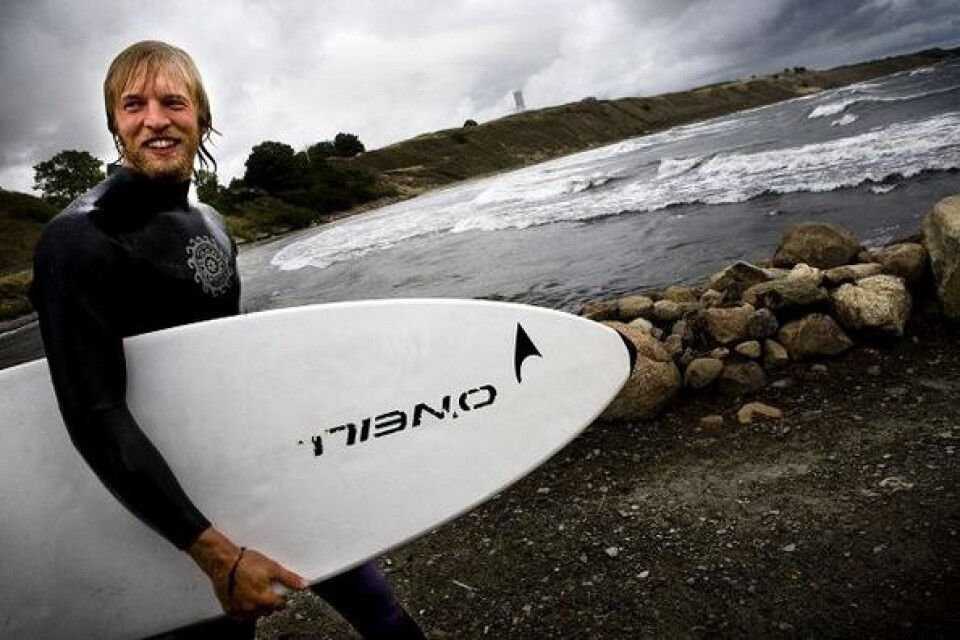 Peter Harms-Ringdahl får något lyrisk i blicken varje gång man säger surfing.