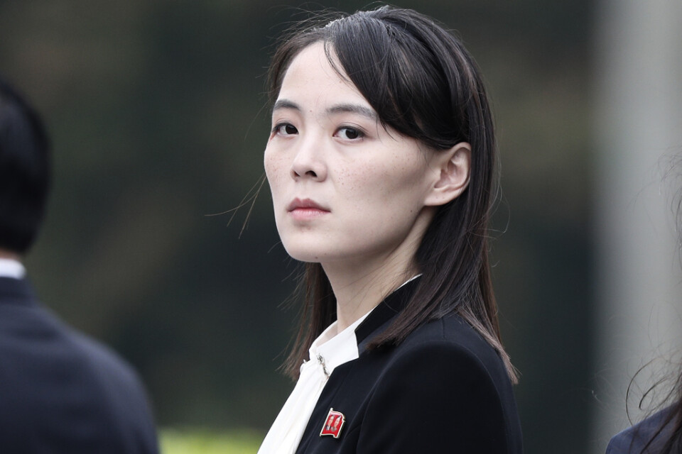Kim Yo-Jong, syster till Nordkoreas diktator Kim Jong-Un. Arkivbild.