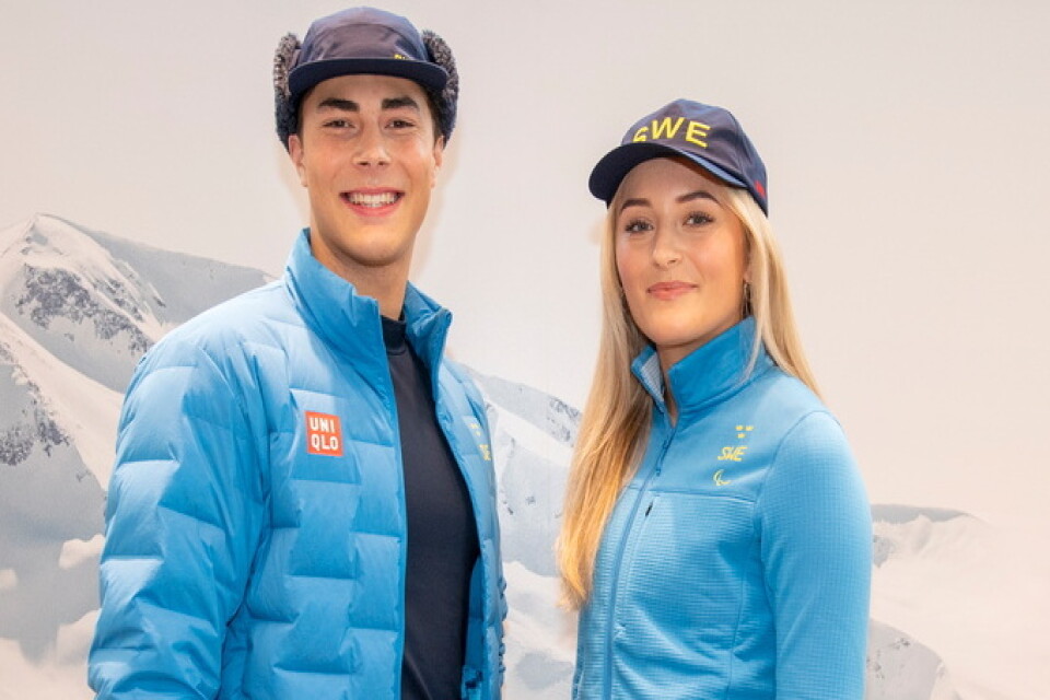 Aaron Lindström och Ebba Årsjö kom tvåa respektive etta i världscuppremiären i slalom för parasportare. Arkivbild.