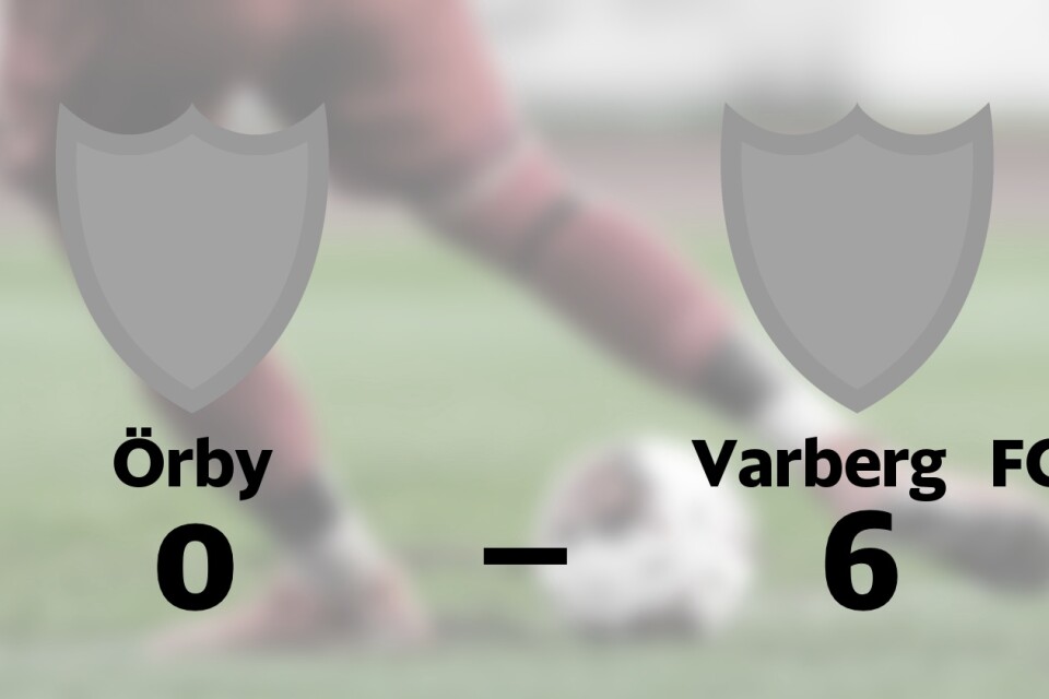 Tung förlust för Örby hemma mot Varberg FC