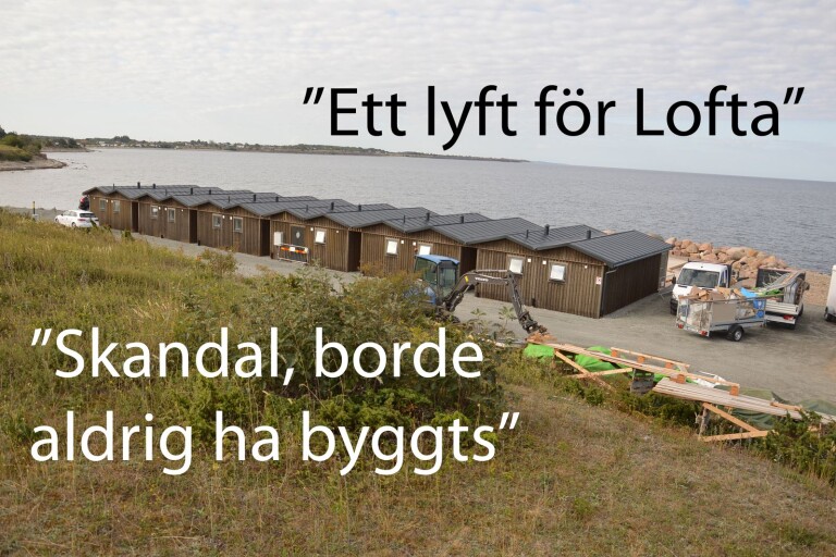 Kritiserade sjöbodarna i Lofta – Ägare överklagar kommunens miljonkrav