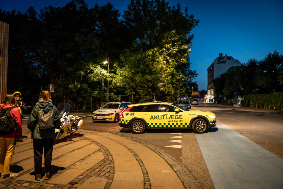Polis och läkare larmades till Christiania i Köpenhamn efter skottlossning i slutet av augusti. Arkivbild.