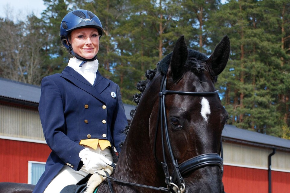 Nina Karlsson och ”Danne”.