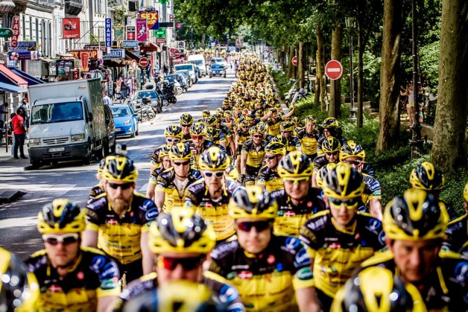 Den 5 juli kommer de 1 900 cyklisterna att anlända Paris.