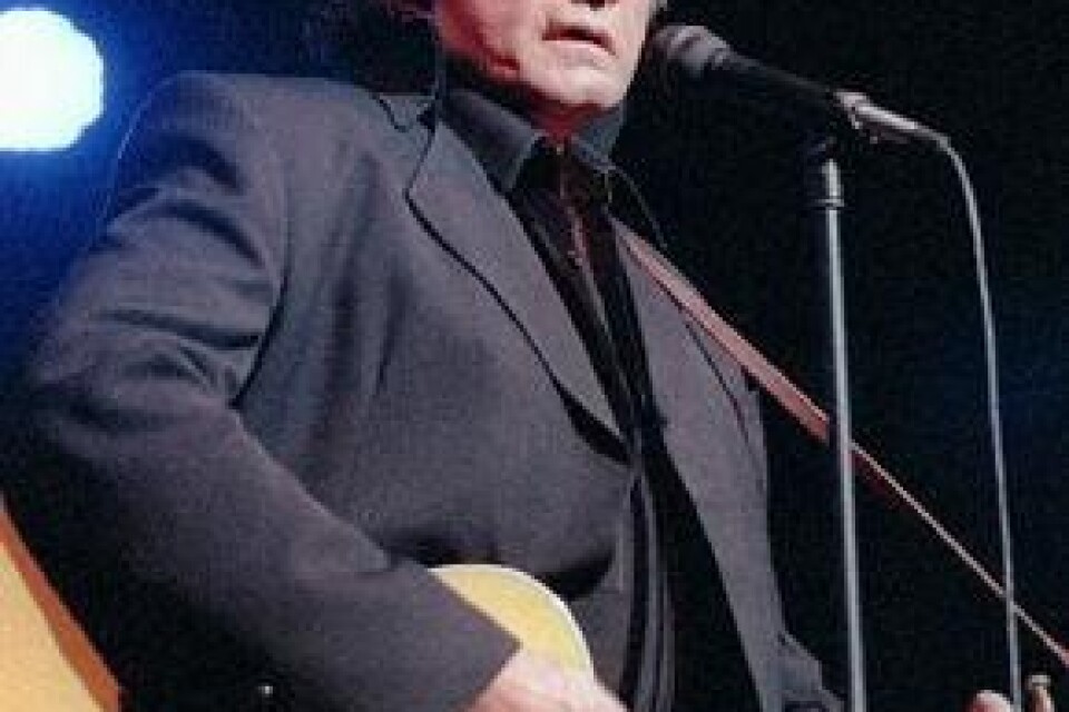 Johnny Cash &#x96; the man in black &#x96; har avlidit, 71 år gammal. BILD: PRESSENS BILD