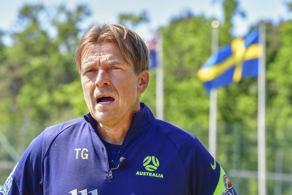 Tony Gustavsson inför en landskamp mot Sverige i Kalmar i somras. Arkivbild.