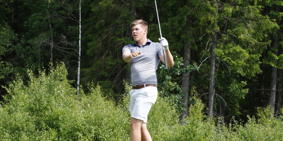 Albin Fälth tävlar numera för Åsundsholms golf and country club. Arkivbild.