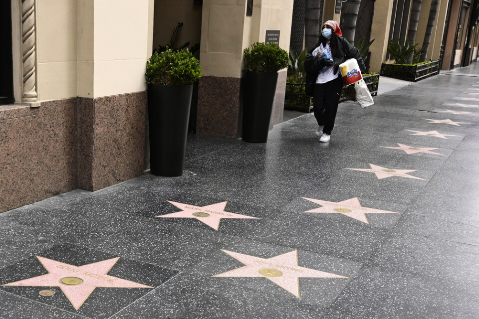 Hollywoods Walk of fame utökas med ytterligare en stjärna, den här gången för att hylla en musiker. Arkivbild.