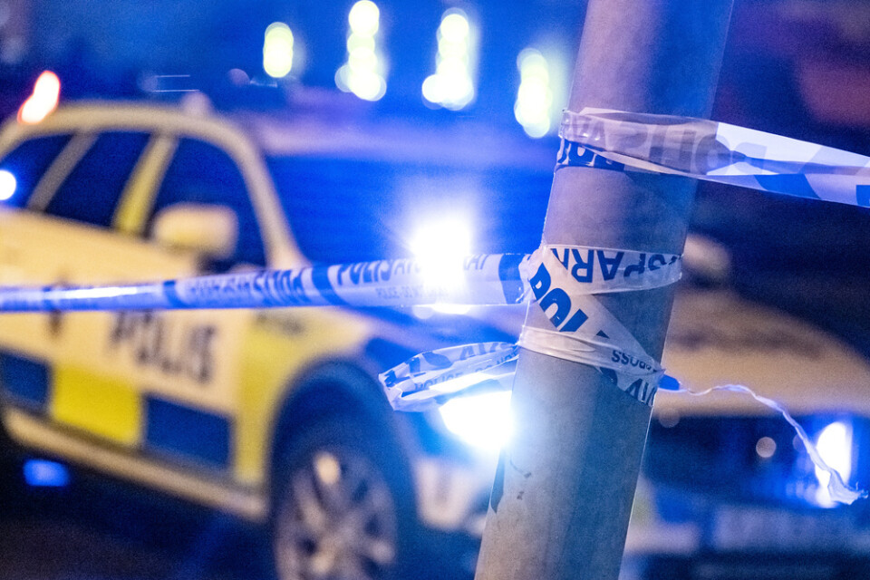 Polisen utreder ett misstänkt mordförsök i Tranås. Arkivbild.