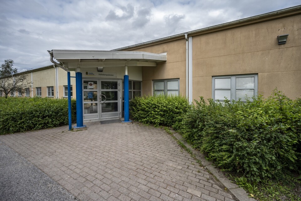 En 15-årig elev på Källebergsskolan kunde gripas omedelbart efter mordförsöket på en av skolans anställda. Arkivbild.