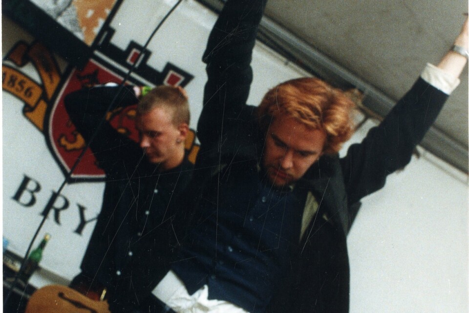 Joakim Berg under Kents öltältsspelning 1994.